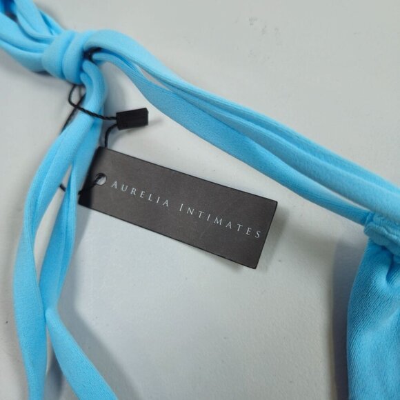 Aurelia Intimates Blue Lagoon Bikini Bottoms Women Size Small NWT Swim Soft - Picture 4 of 10
